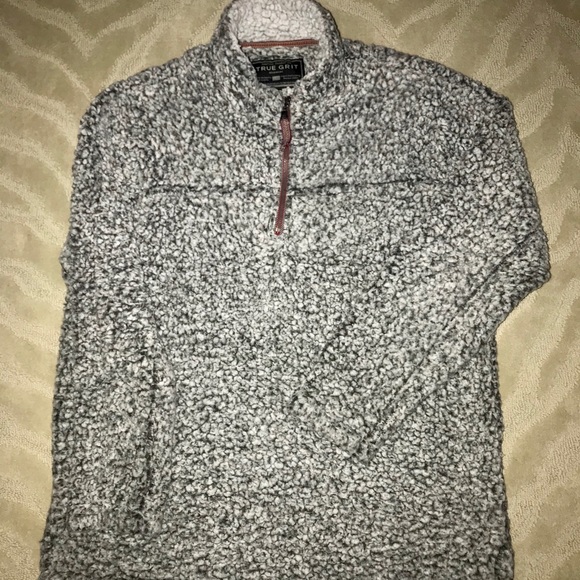 true grit sherpa pullover mens